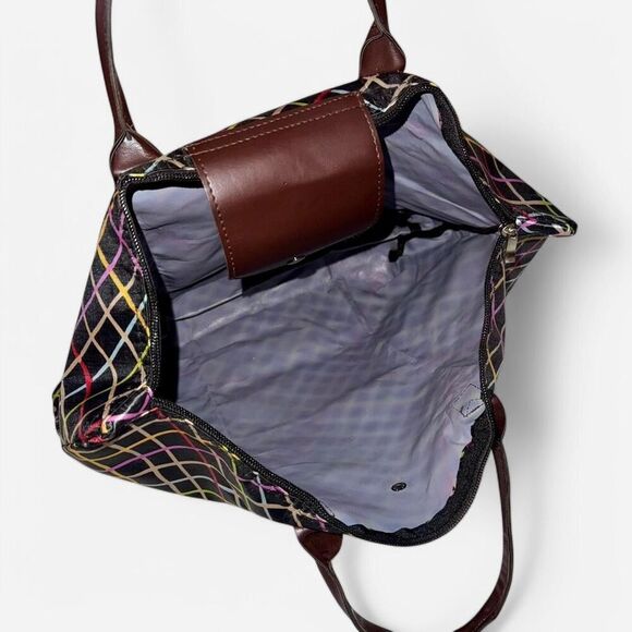 Foldable Compact Brown Tote bag - Picture 3 of 7